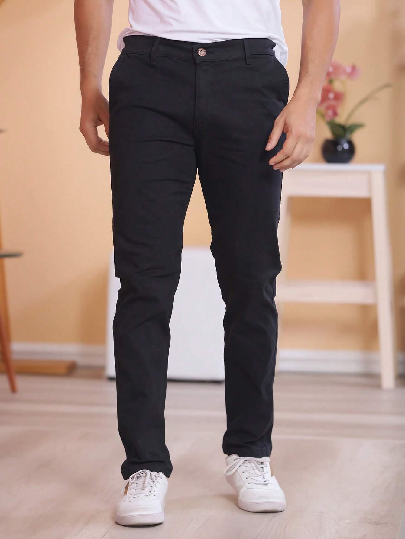 Calça de Sarja Masculina Premium