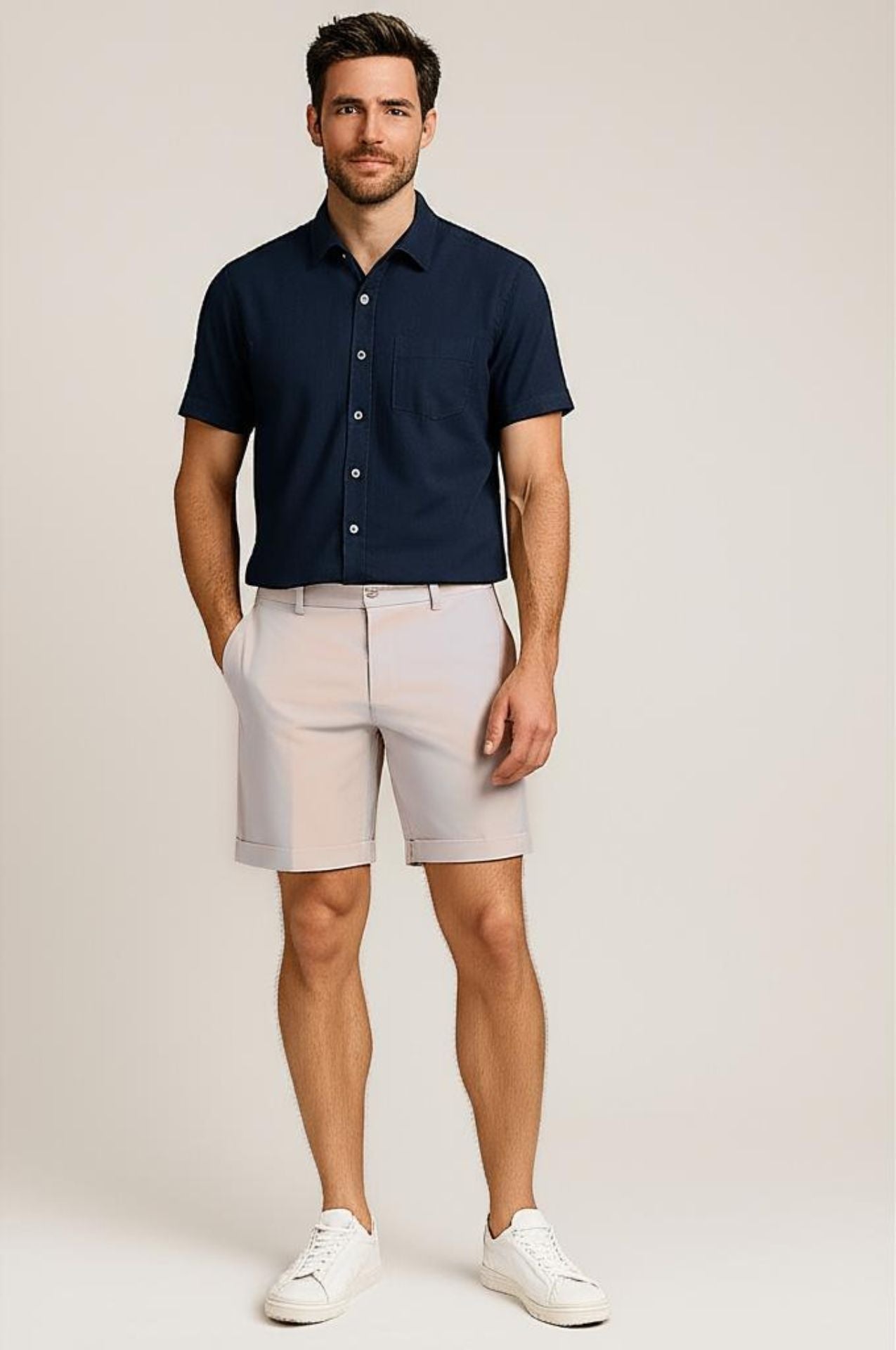 BERMUDA-MASCULINA-ALFAIATARIA-ELEGANTUS-BEGE-02
