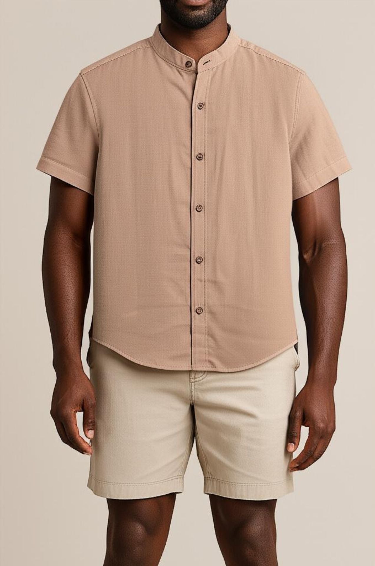 CAMISA-DE-LINHO-MASCULINA-MANGA-CURTA-BEGE-04